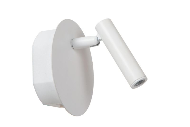 Lucide JOLIJN - Nástenné bodové svietidlo - Ø 10,2 cm - LED - Biele